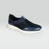 Zapato Urbano de Malla con Borrego Azul Marino